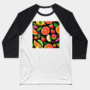 Strawberry Orange Baseball T-Shirt